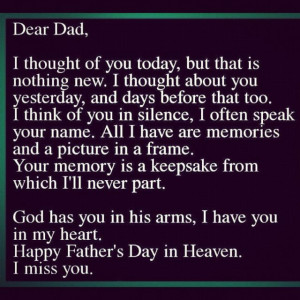 daddy i miss you quote