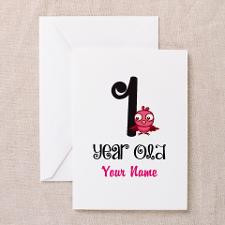 Year Old Baby Bird - Personalized Greeting Cards for