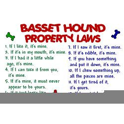basset_hound_property_laws_2_greeting_card.jpg?height=250&width=250 ...