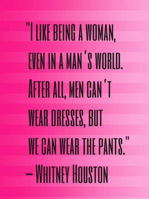 Whitney Houston fashion quote