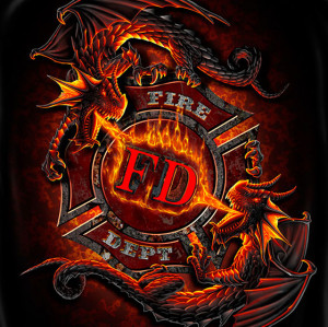 fire dept yin yang fire dragons $ 24 99 $