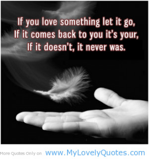 If it comes back to you -Love quotes for her