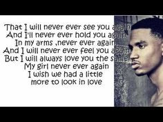Trey Songz - Never Again (Lyrics On Screen) More