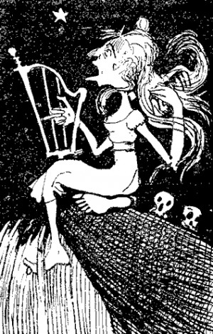 Lorelei from the 1880 first edition of A Tramp Abroad. The artist is ...