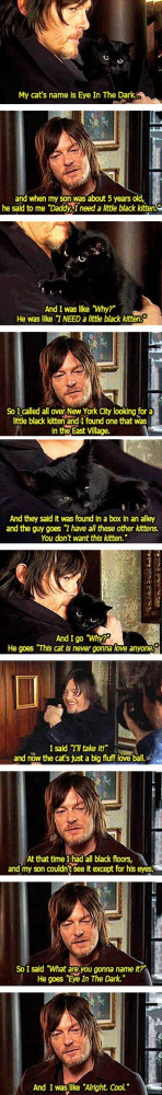 Norman Reedus’ Cat | Funny Pictures and Quotes