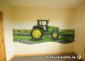 John Deere Tractor Mural