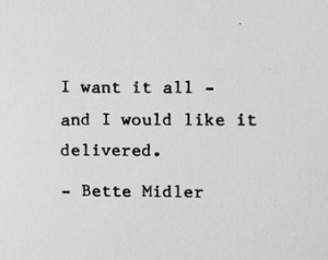 Bette Midler Beaches Quotes