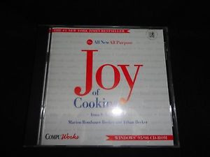 Joy of Cooking by Irma S Rombauer Windows CD ROM software NEW in