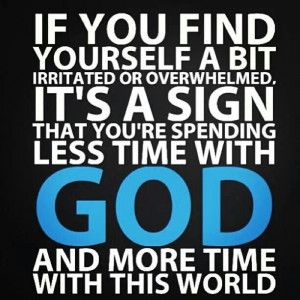Spend time with God