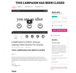 The hacking took the guise of an official IndieGoGo takedown, with a ...