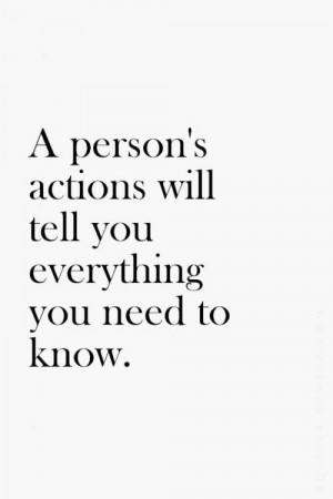 Words and Actions Quotes