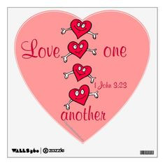 Love one another Agrainofmustardse... Wall Stickers More