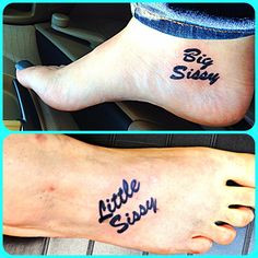 and my sisters matching tattoos!! For a bond that can never be broken ...