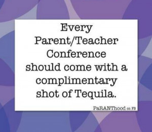 parent teacher conference funny quotes