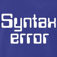 Computer Quotes: Syntax error