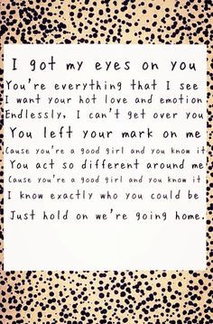 Cute Love Quotes From Song Lyrics ~ Drake Quotes ? on Pinterest | 267 ...