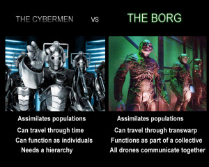 The Cybermen vs The Borg by Darkness84