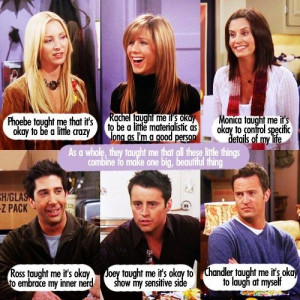 Friends teaching life lessons