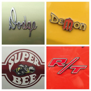 Dodge / Demon / Super Bee / R/T -- What's your favourite badge? Dodge ...