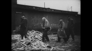 HD Concentration Camp KZ Auschwitz Poland 1945 Stock Video