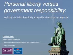 Personal liberty versus government responsibility exploring the