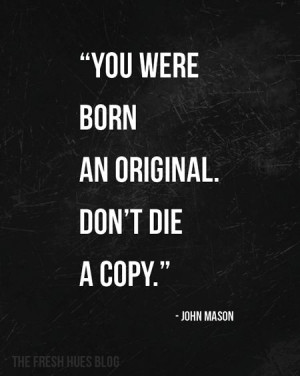 ... An Original...a word on originality | fresh hues | color + inspiration