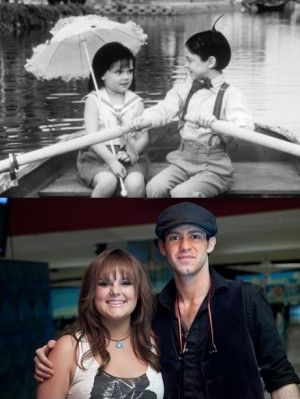 Darla and Alfalfa from The Little Rascals (1994) all grown up.
