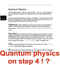 12 step quotes, here some from writers on quantum physics!