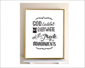 ... Grandparents/Christmas gift/Unique Gift/Sweet Sayings - For Sale on