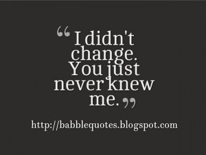 Babble Quotes: Change