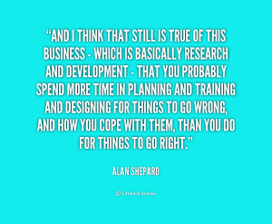 Alan Shepard Lowest Bidder Quotes