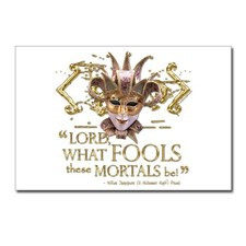 Shakespeare Fools Quote Postcards (Package of 8) for