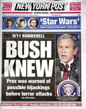 Bush' Complicit Role in 911 Attack
