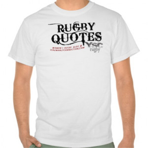 Rugby Quotes T-shirt