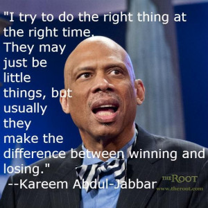 Best Black History Quotes: Kareem Abdul-Jabbar on Goodness