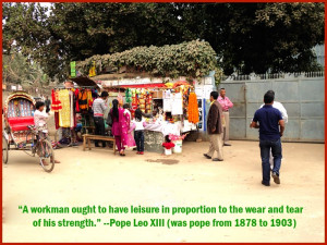quotation of Pope Leo XIII on 'workman' or 'labourer,' compiled by ...