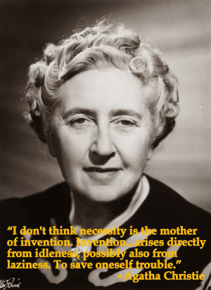 Engineering Quote of the Week - Agatha Christie