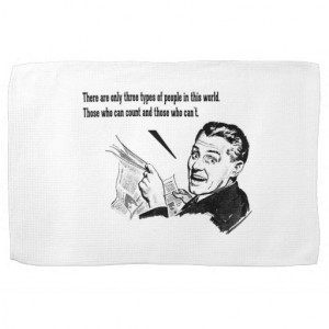 there_are_only_three_types_of_people_funny_say_kitchen_towel ...