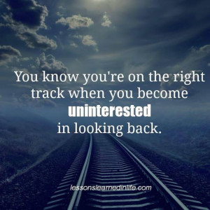 on the right track
