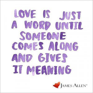 James allen Love Quote