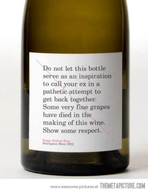 Funny photos funny wine label ex