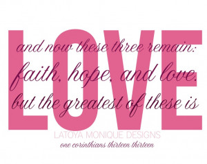 Valentine's Edition 1 Corinthians 13:13 Scripture Print, Scripture Art ...