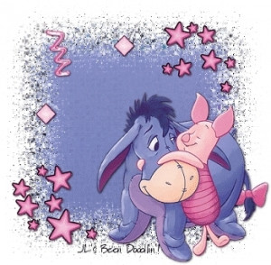 heart eeyore collage eeyore blinkie rabbit with carrots eeyore piglet