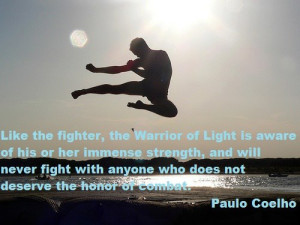 Like the fighter the Warrior of Light is aware of his immense strength ...