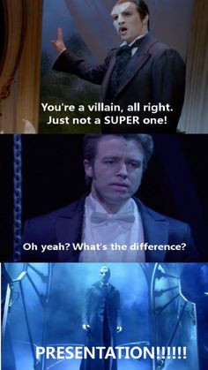 Lol..the Phantom does make quite a presentation in both Phantom of the ...