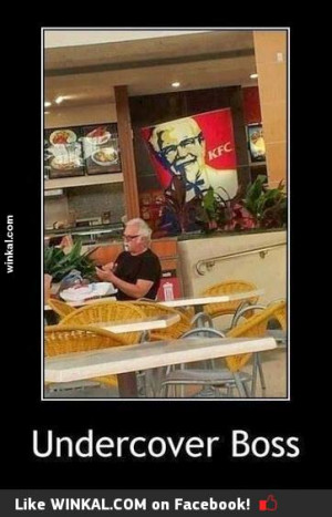 Undercover KFC.