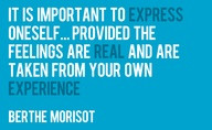It Is Important to Express Oneself ~ Art Quote
