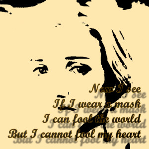 Reflection - Christina Aguilera Song Lyric Quote in Text Image