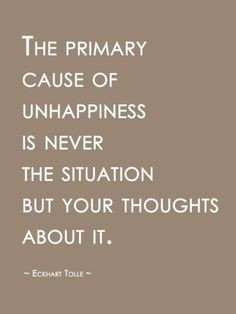... never the situation. But your thoughts about it. #changeyourthoughts