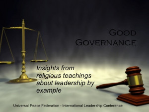 Insights on Good Governance